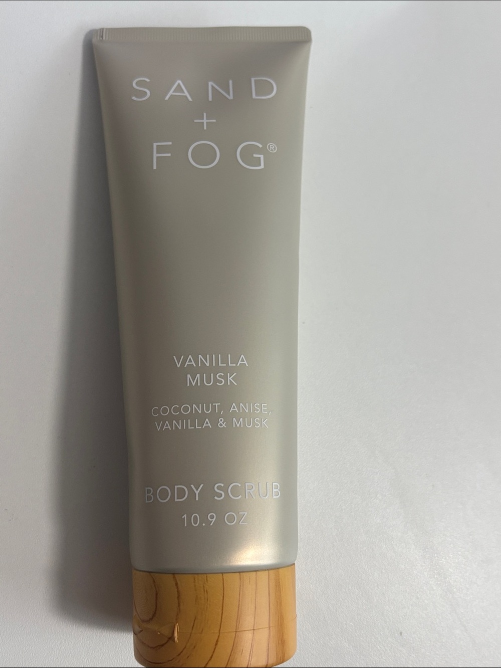 Sand + Fog Vanilla Musk Body Scrub — Cream